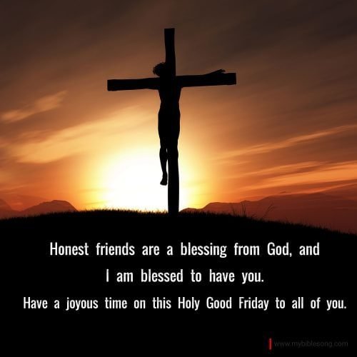 Crucifixion silhouette at sunset representing faith and devotion, ideal for religious content and Christian inspiration.