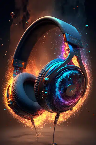 Colorful headphones