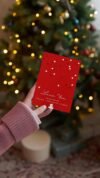 Love You Christmas card with hearts and snowman, perfect for holiday cheer and expressing affection during the festive season.