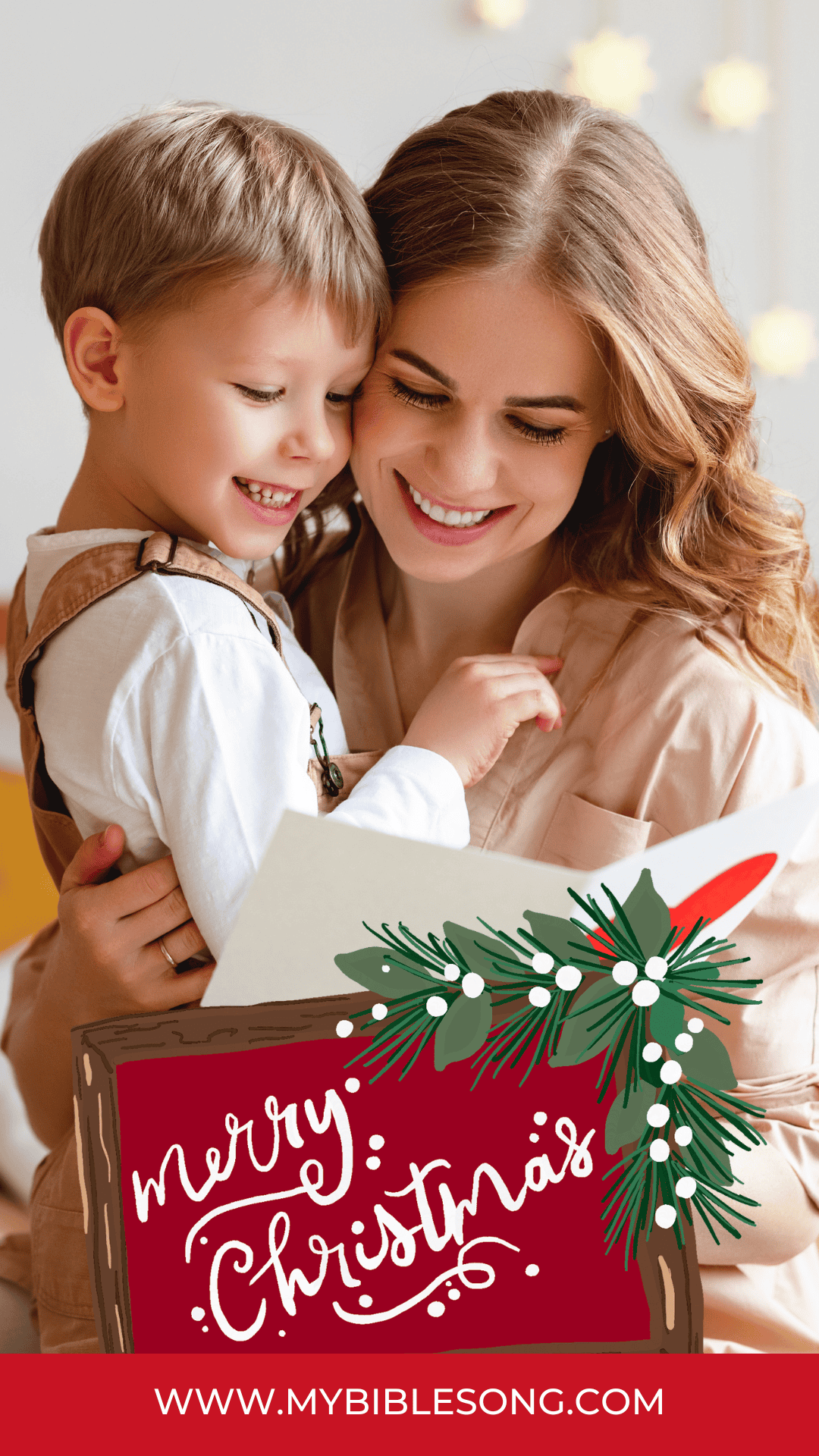 The True Meaning of Christmas: Rejoicing in Christ's Birth My Bible Song 2026 Digital Greetings Card for Merry Christmas and Happy New Year