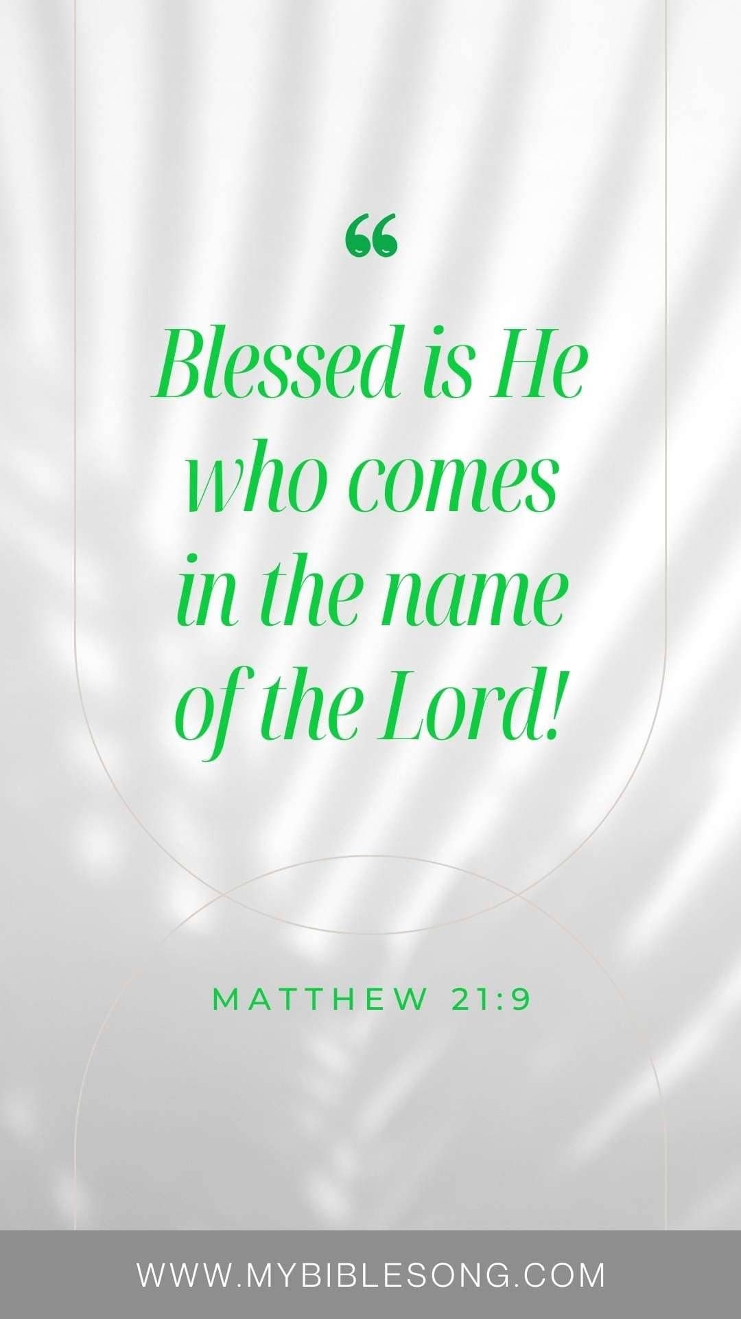 Palm Sunday Quote Celebrate the Kings Triumphal Entry