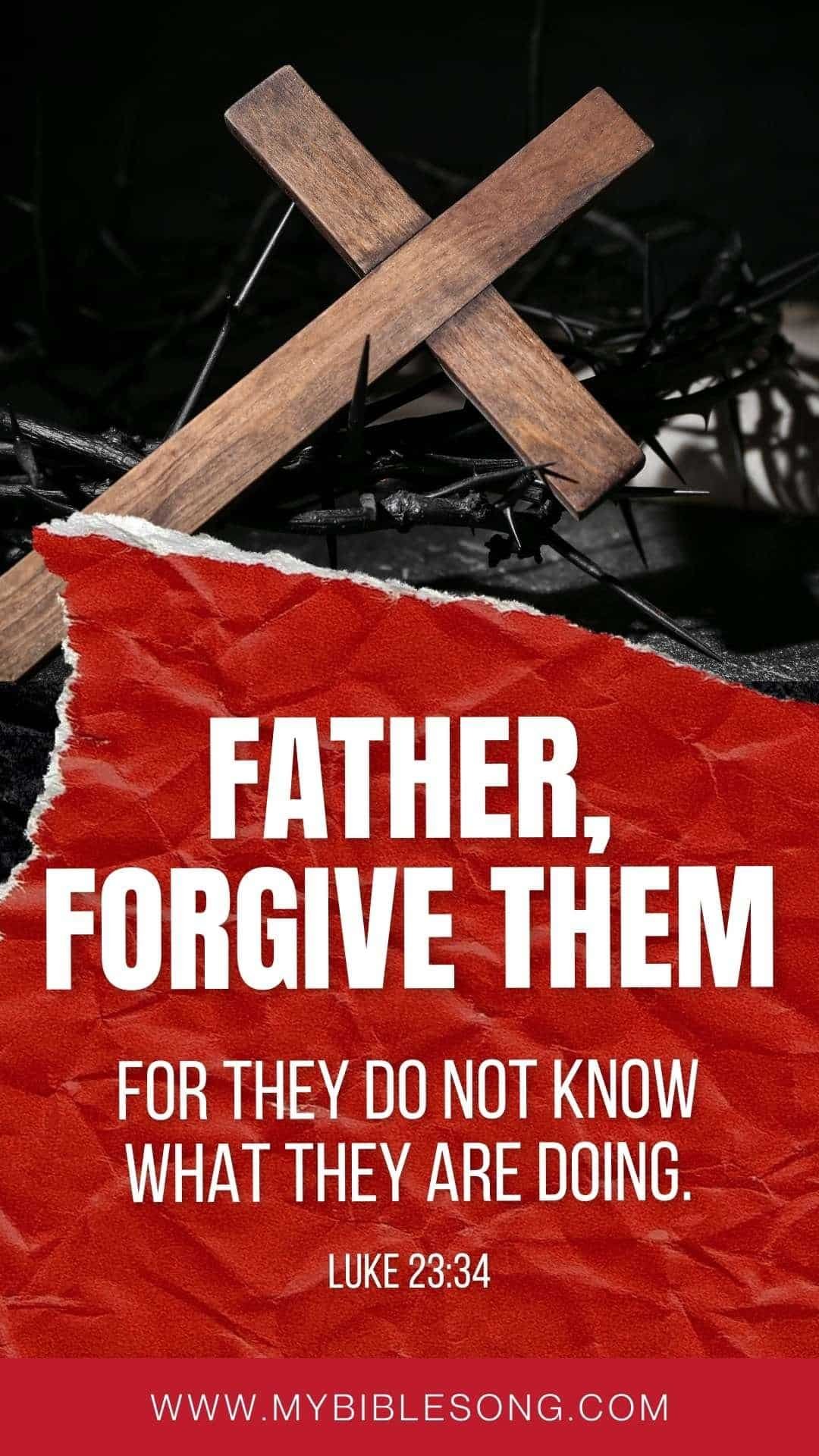 30 Good Friday Wishes Scripture: Beautiful Images and Inspiring Quotes to Share My Bible Song 2026 Luke 23-34 Father forgive them