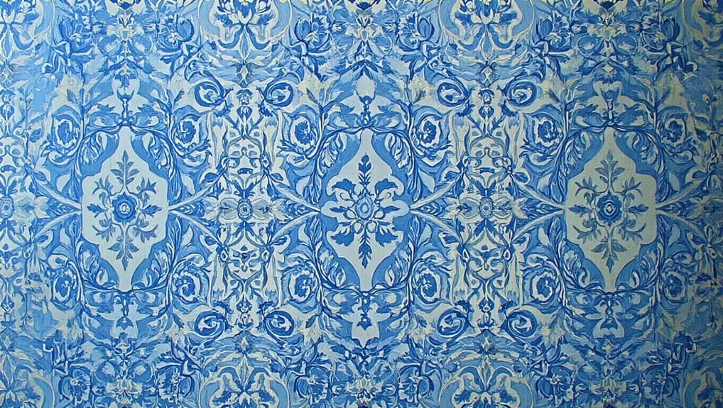 calming blue biblical design