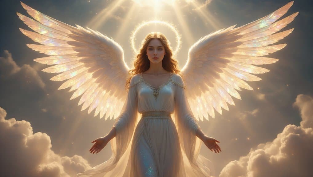 angels appear both humanlike and supernatural