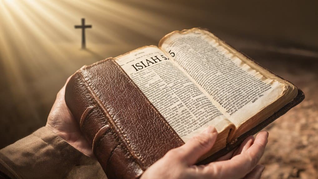 Finding Comfort in the Bible Verse Isaiah 53:5: His Stripes We Are Healed My Bible Song 2026 healed through jesus wounds