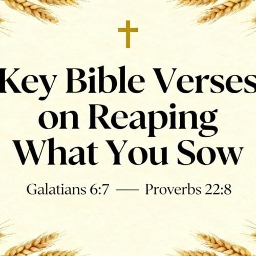 Key Bible Verses on Reaping What You Sow My Bible Song 2026 Key Bible verses on reaping what you sow, featuring Galatians 6:7 and Proverbs 22:8, focusing on spiritual growth, biblical teachings, Christian faith, and sowing and reaping principles.