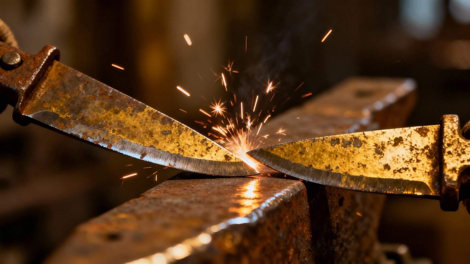 What Does the Bible Verse Iron Sharpens Iron Mean? My Bible Song 2026 Hot metal being welded with sparks flying, illustrating craftsmanship and strength.