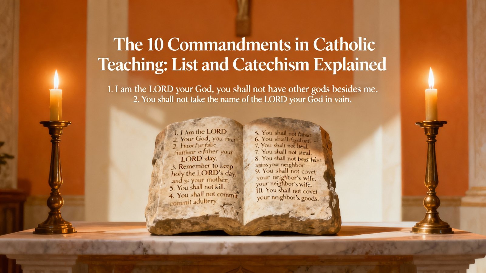 catholic ten commandments explained