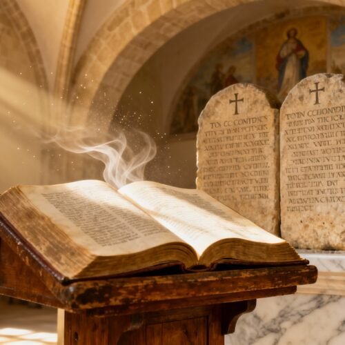 ten commandments quoted and applied