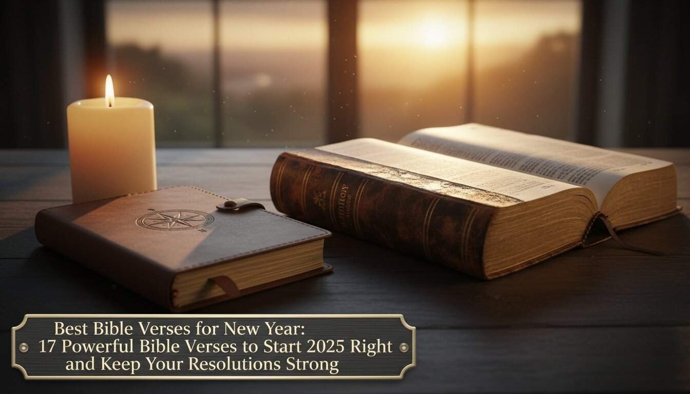 Bible verses, Christian inspiration, New Year prayers, scripture for resolutions, faith-based motivation, biblical encouragement, religious reflection, spiritual growth, Bible reading, prayer and hope, annual spiritual goals, impactful Bible quotes, devotionals, renewal, faith journey, biblical wisdom, spiritual inspiration.