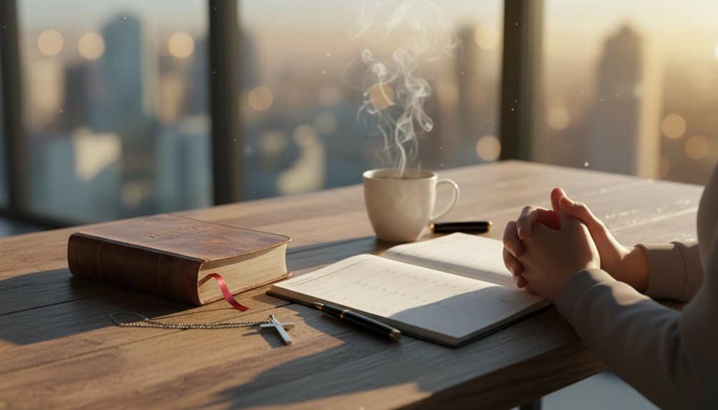 Graceful prayer and reflection for spiritual growth.