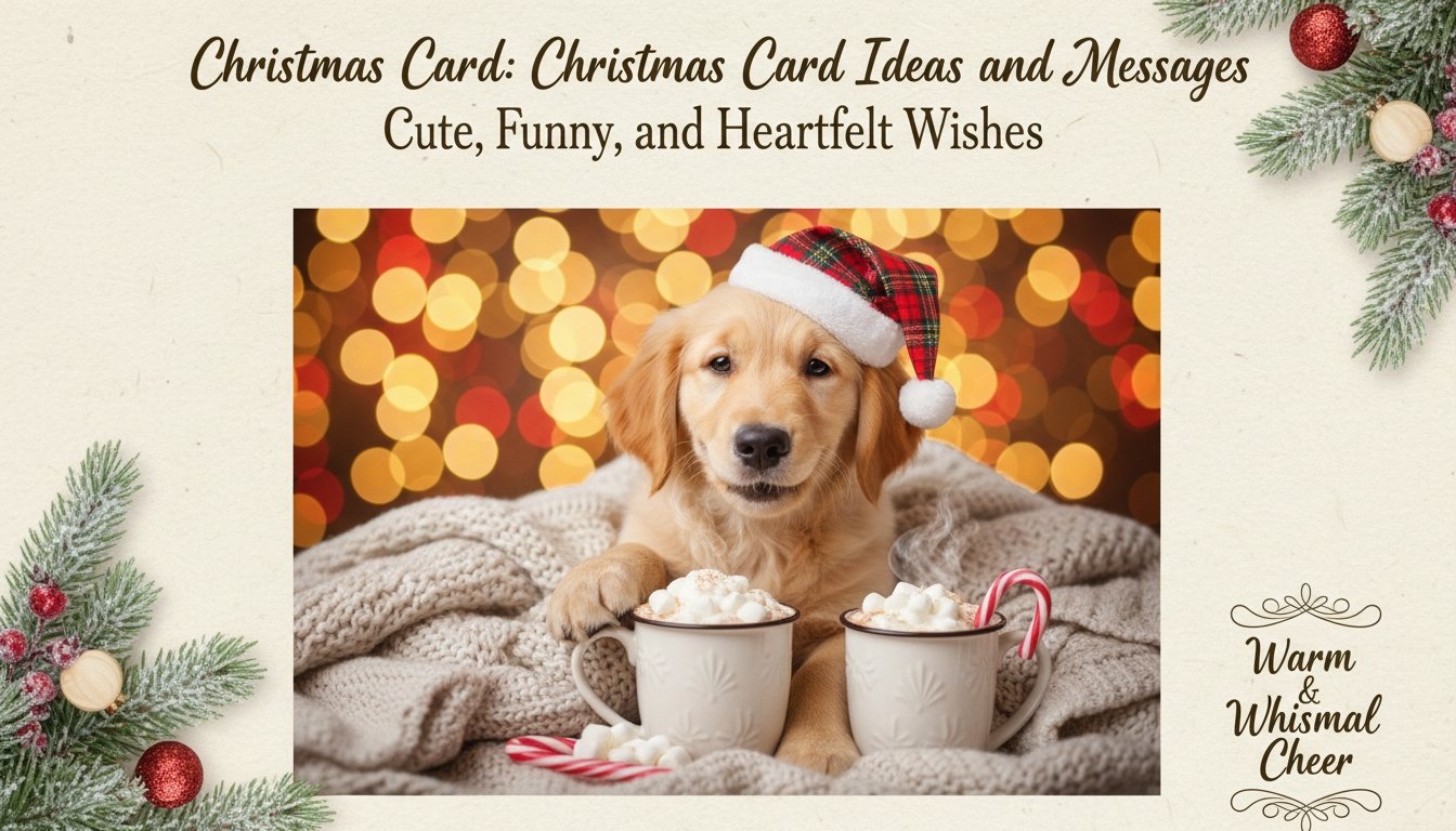 crismistmas card ideas and messages