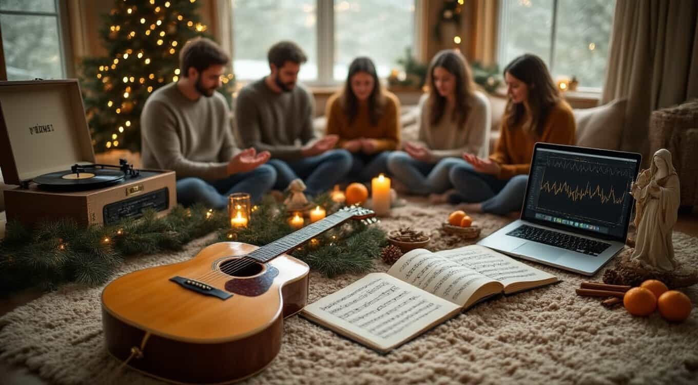 curated christmas worship playlist essentials