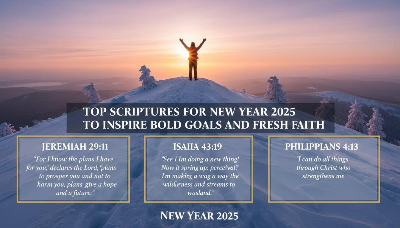 inspiring scriptures for 2025 j4bjh - My Bible Song