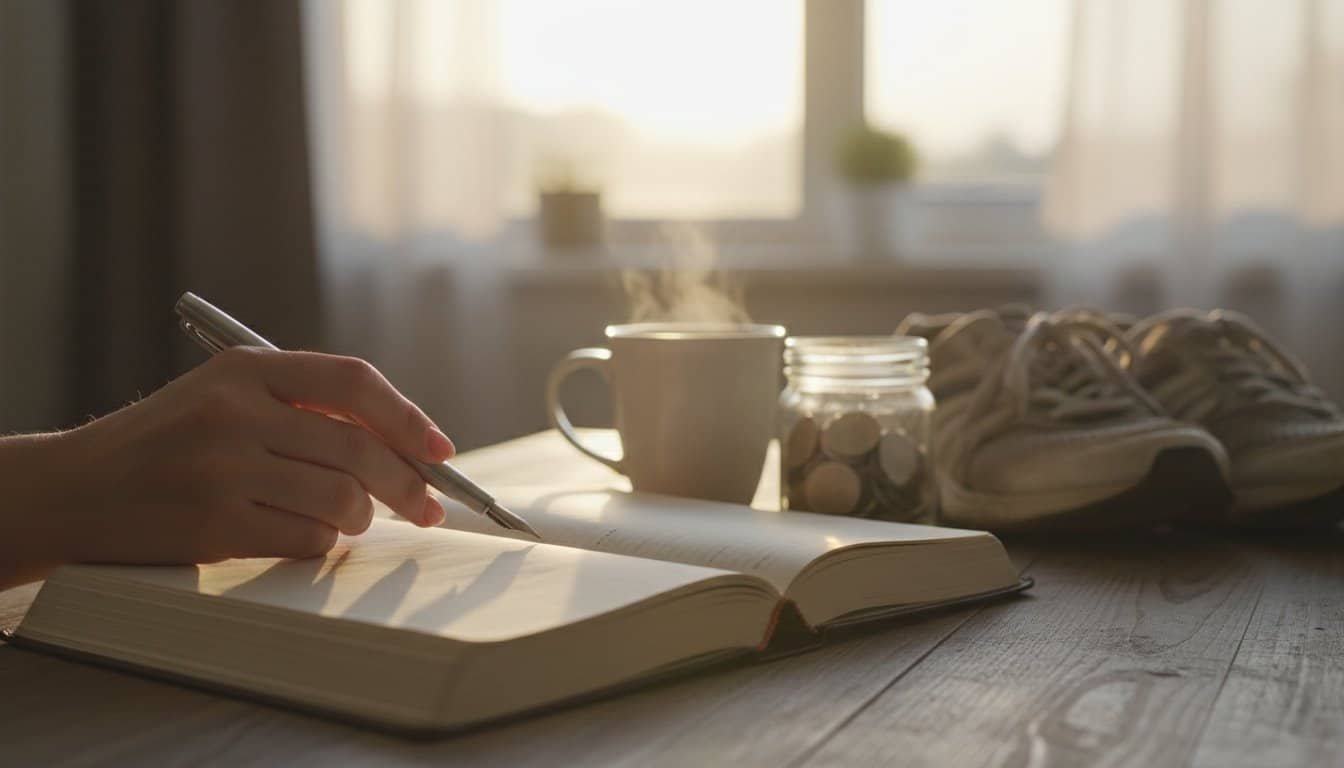 Bible study, prayer, worship, Christian faith, religious devotion, spiritual growth, peaceful setting, devotional materials, Bible journaling, spiritual reflection, Christian music, prayer journal.