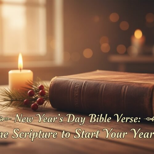 New Years Day Bible Verse: The One Scripture to Start Your Year Right My Bible Song 2026 start the year right