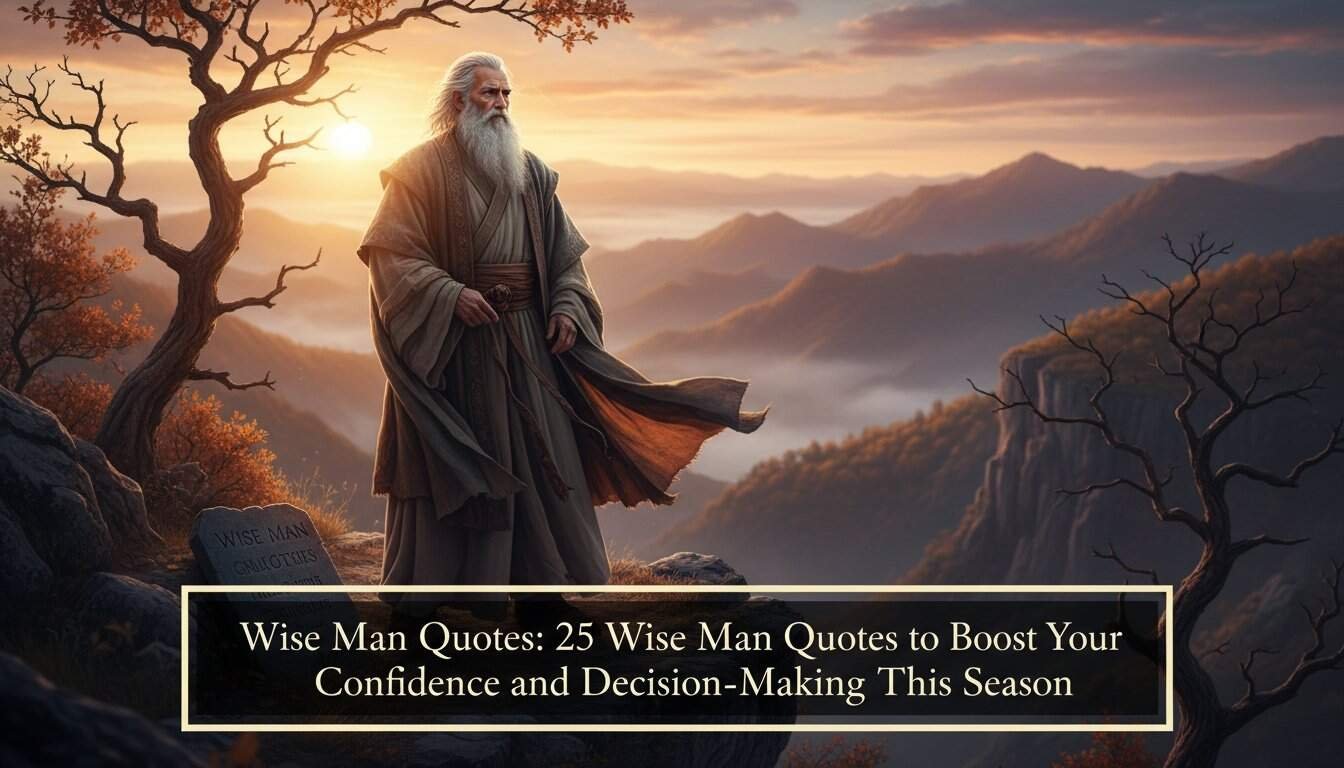 Wise man quotes, biblical wisdom, confidence, decision-making, spiritual growth, Bible inspiration, motivational quotes.