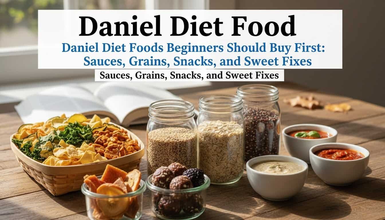 Warm, nutritious Daniel diet foods including grains, snacks, sauces, and sweet fixes for believers seeking healthy Bible-based meal options.