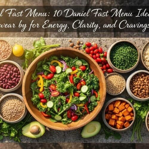 A vibrant and healthy vegetable salad with fresh greens, tomatoes, cucumbers, and peppers, complemented by assorted grains and legumes, ideal for nutritious eating and wellness.