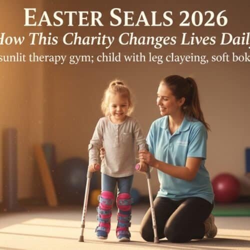 Help children with special needs and disabilities through charitable programs and therapy services. Support Easter Seals for a positive impact on children's lives and community well-being.