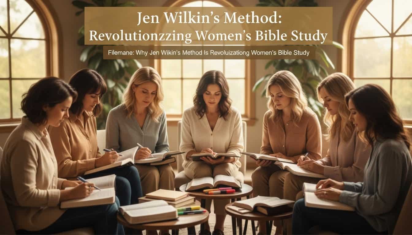 Women learning Bible with Jen Wilkin's method.
