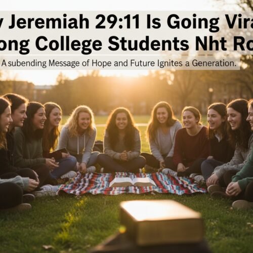 Youth Bible study outdoor gathering.