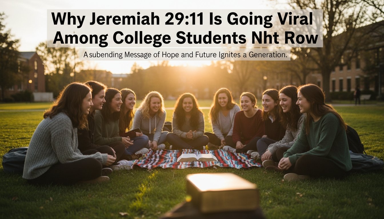 Youth Bible study outdoor gathering.