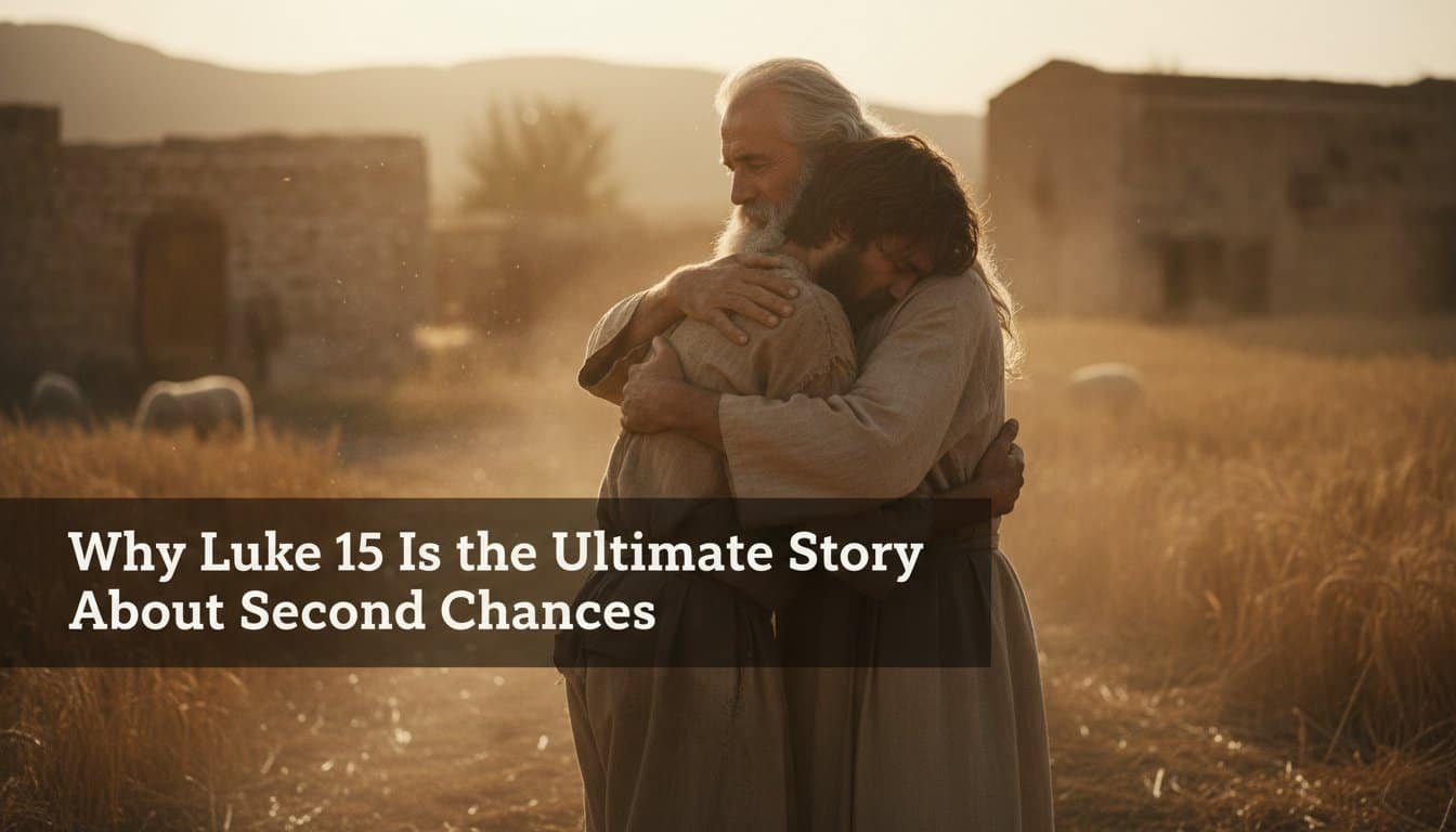 Reflects on Luke 15's message of second chances, forgiveness, and God's unconditional love, inspiring readers to embrace hope and redemption through faith and God's grace.