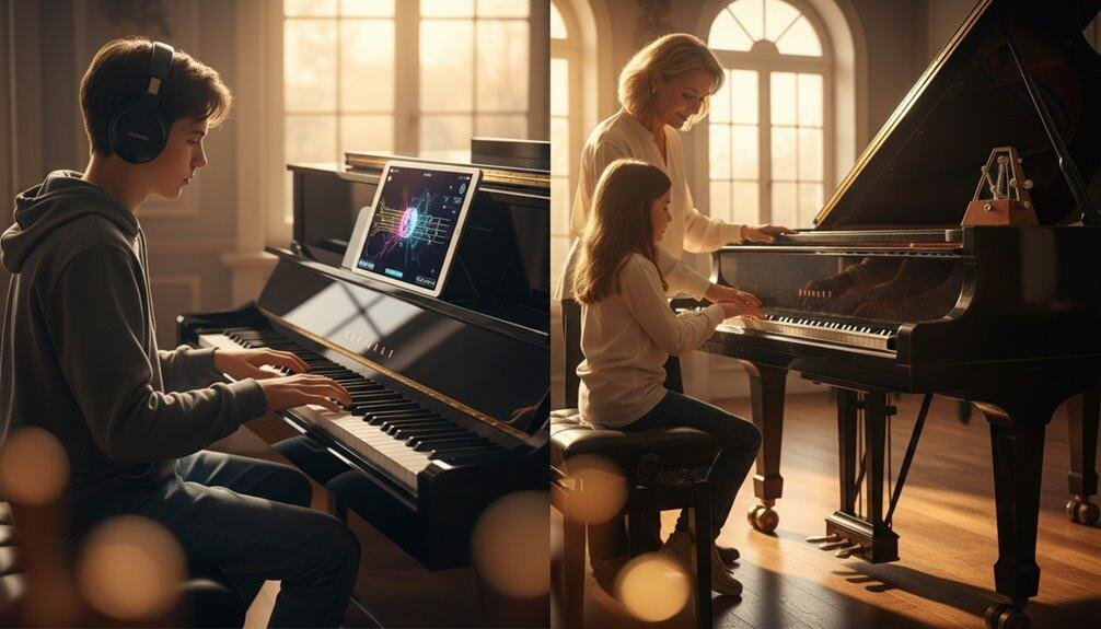 online piano lessons flexible accessible comparable outcomes