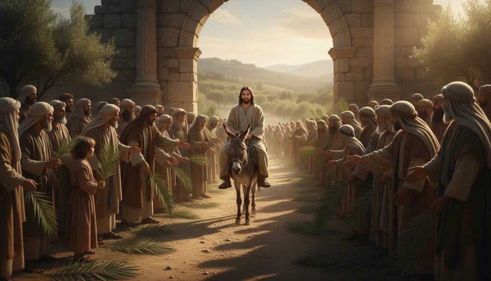 palm sunday humble messianic entry fulfilled prophecy