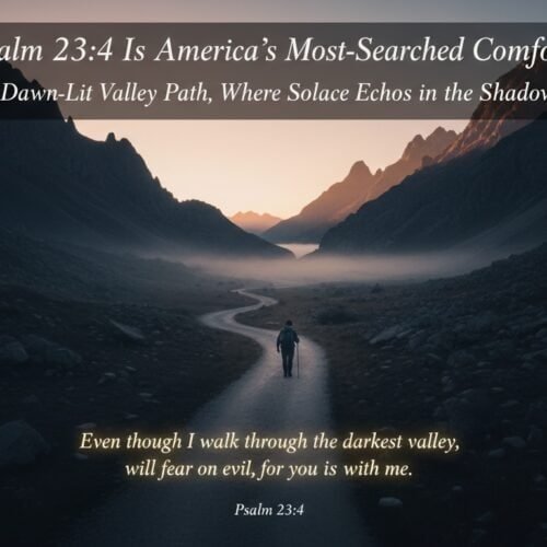 Inspiring Bible song about Psalm 23:4, providing comfort and faith support, perfect for spiritual reflection and worship.