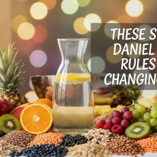 Bright, colorful array of fresh fruits with a glass of juice on a sunny table, symbolizing health, wellness, and vitality.