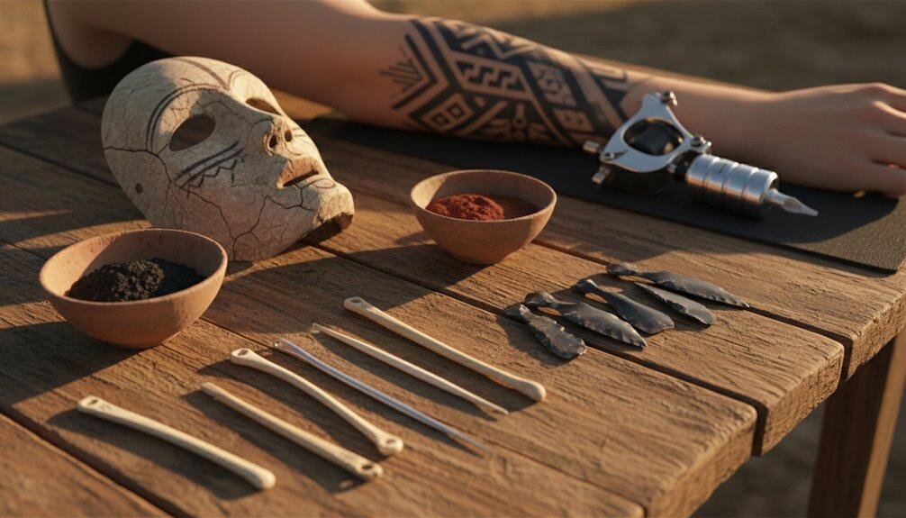 tattooing linked to mourning rituals