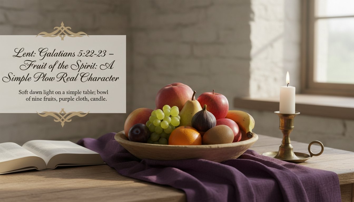 fruit of the spirit love joy peace patience