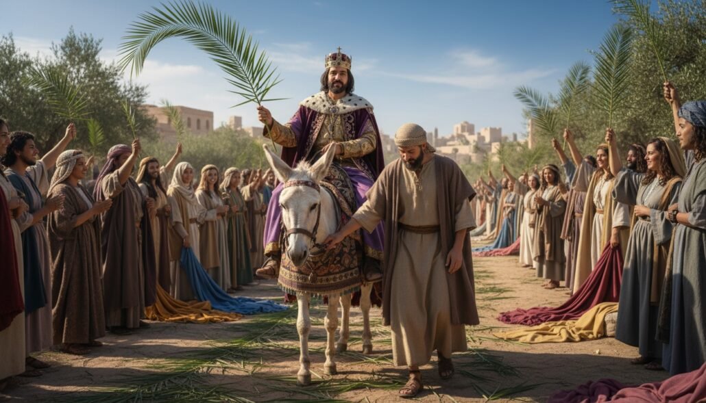 kingly power humble palm sunday servant