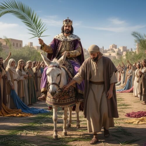 kingly power humble palm sunday servant