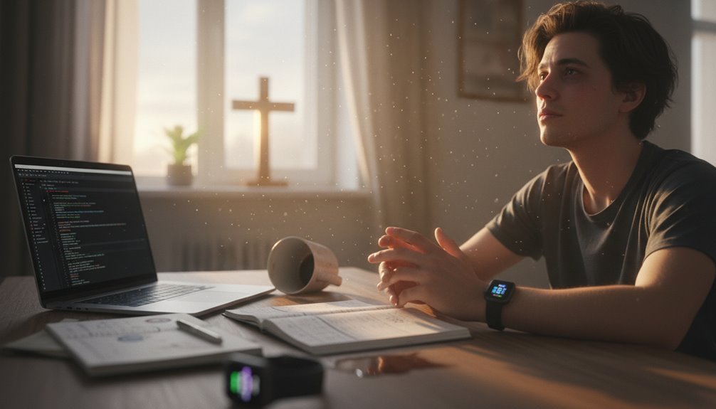 laser focused gaze on christ sustains peace