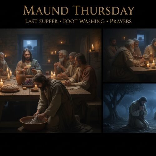last supper foot washing prayers