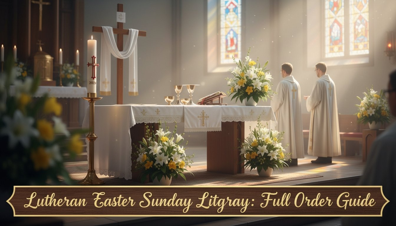 lutheran easter sunday liturgy guide