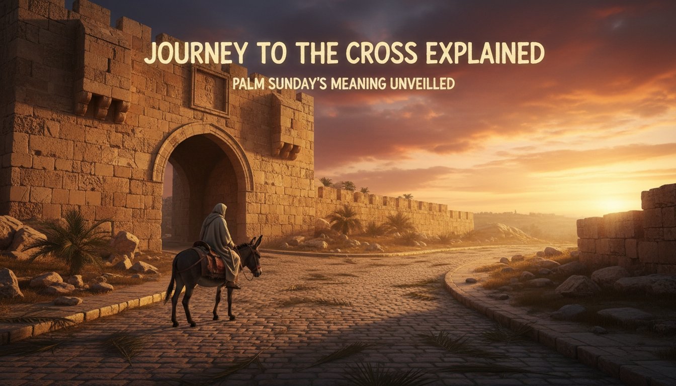 palm sunday jesus enters jerusalem