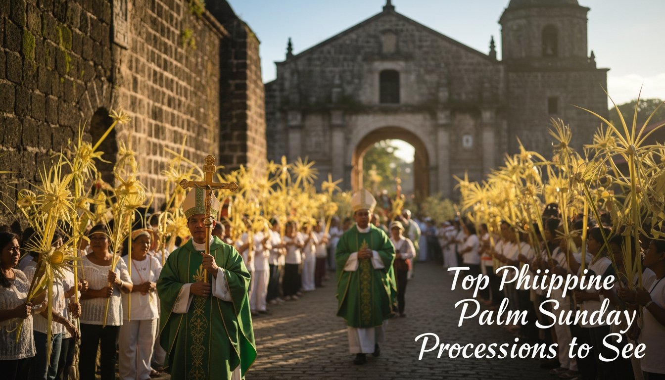 philippine palm sunday processions