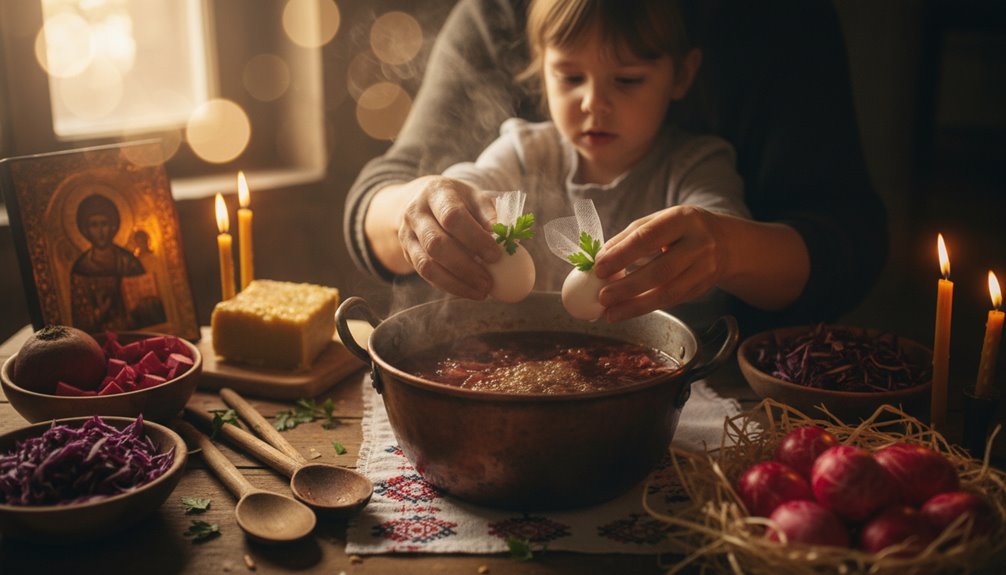 serbian easter egg dyeing traditions