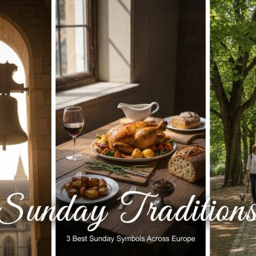 three sunday symbols across europe