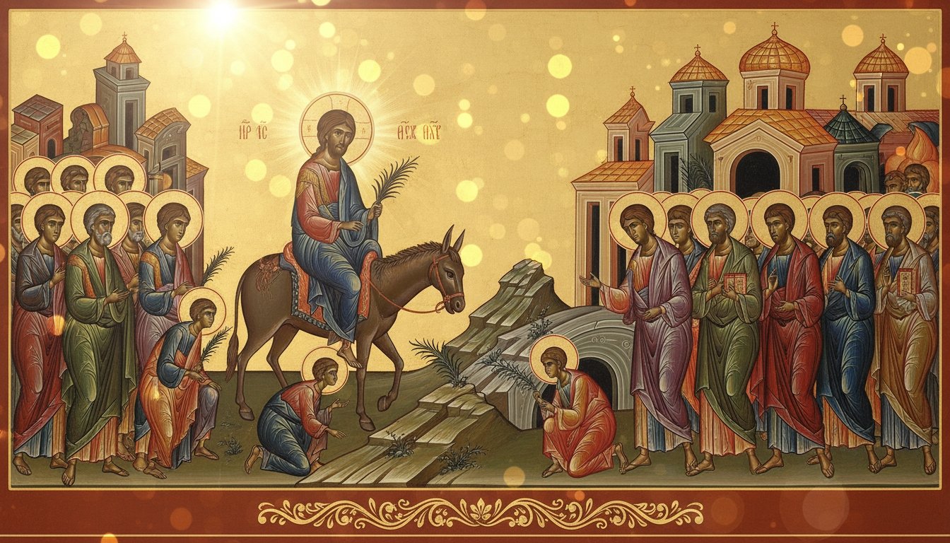 understanding orthodox iconography for entry sunday