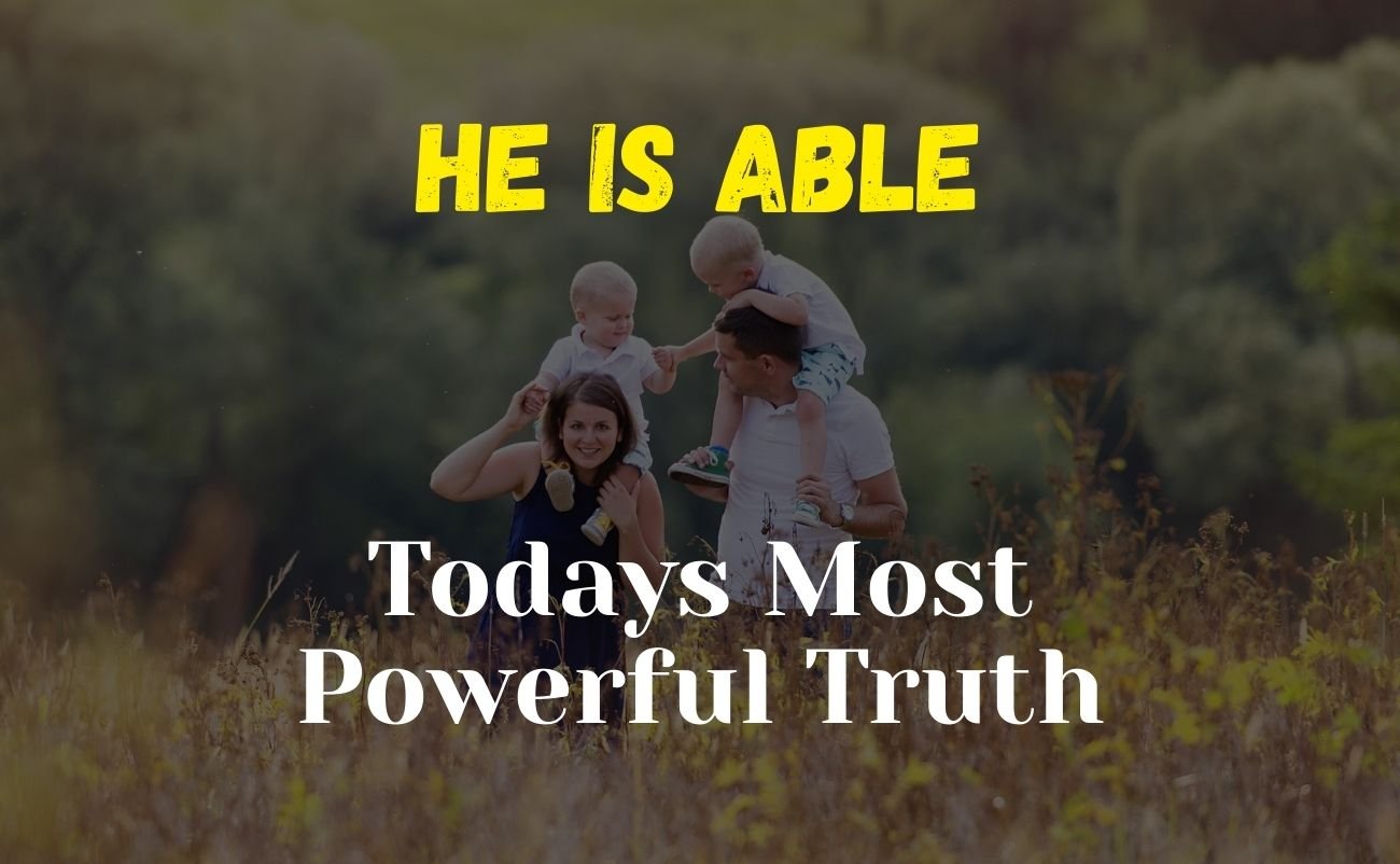 Jude 24-25 Why He Is Able Is Todays Most Powerful Truth