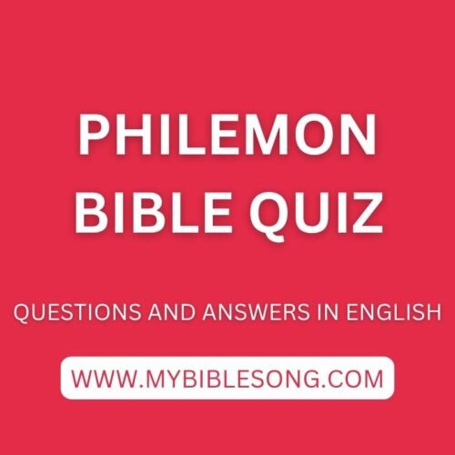 NT18 Philemon bible quiz with questions and answers in English