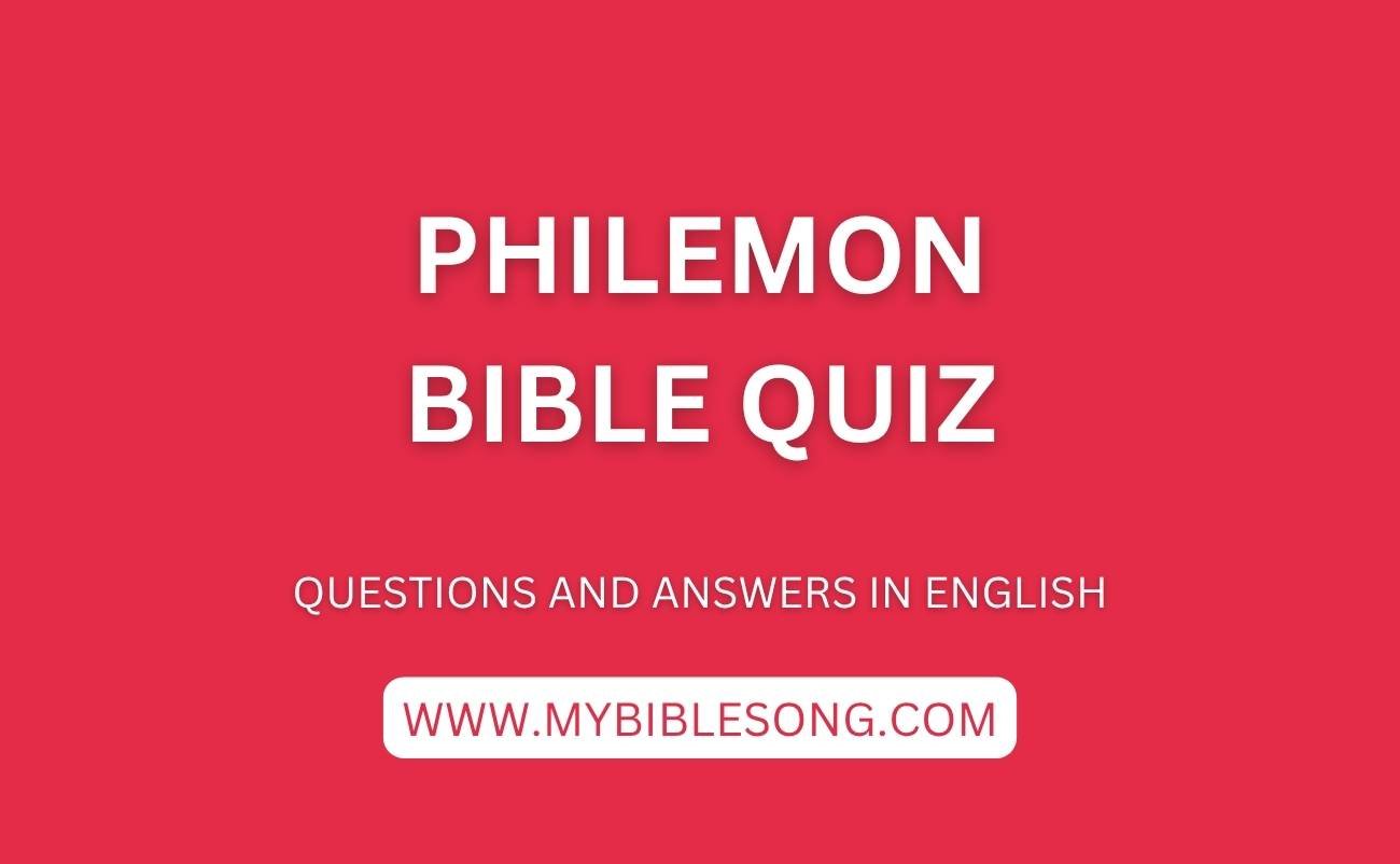 NT18 Philemon bible quiz with questions and answers in English