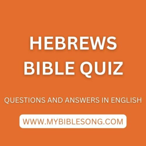 NT19 Hebrews bible quiz with questions and answers in English