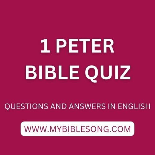 NT21 1 Peter bible quiz with questions and answers in English