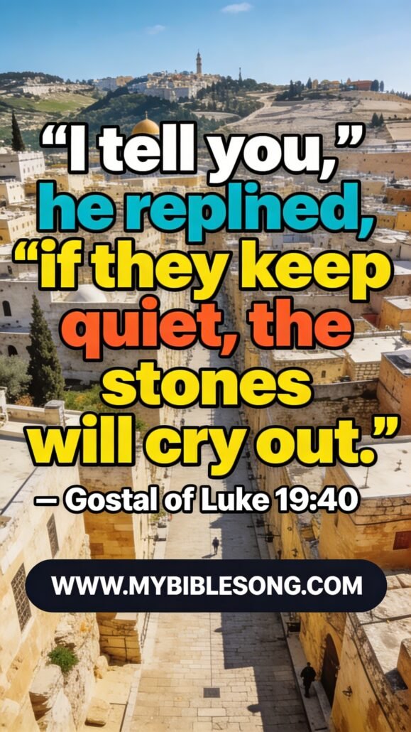 Praise That Cannot Be Silenced says when Jesus com 0001 - My Bible Song